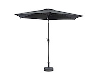 Maxxgarden 20901 - balkonparasol - zwart - kantelbaar - 300cm