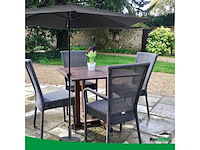 Maxxgarden 20901 - balkonparasol - zwart - kantelbaar - 300cm - afbeelding 3 van  3