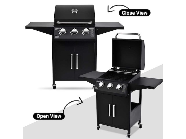Maxxgarden 20999 gasbarbecue - 3 branders - afbeelding 2 van  6