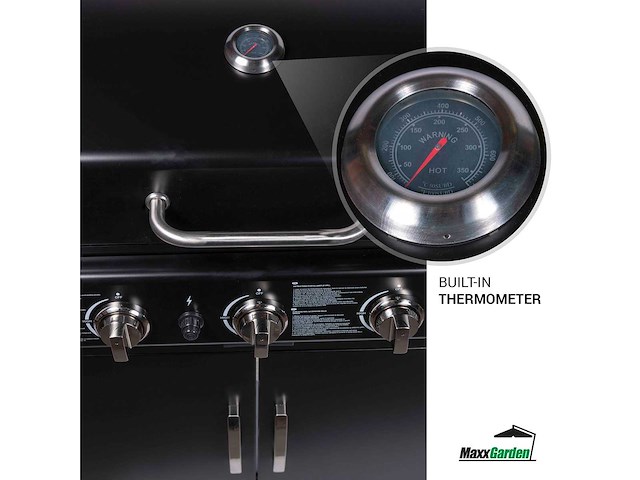 Maxxgarden 20999 gasbarbecue - 3 branders - afbeelding 6 van  6