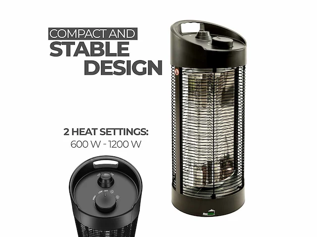 Maxxgarden 21023 terrasverwarming 1200w - afbeelding 3 van  5