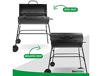 Maxxgarden 21074 houtskoolbarbecue - houtskoolbbq - cilindervorm - 90x90 cm - afbeelding 3 van  5