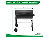 Maxxgarden 21074 houtskoolbarbecue - houtskoolbbq - cilindervorm - 90x90 cm - afbeelding 5 van  5