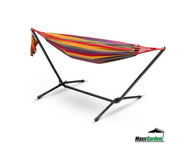 Maxxgarden 21112 hangmat standaard - met doek - 290x120x93 cm - afbeelding 1 van  2