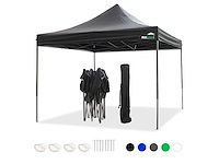 Maxxgarden 21129 partytent easy-up 3x3m zwart - afbeelding 1 van  3
