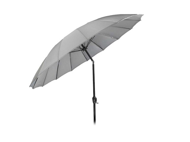 Maxxgarden 21131 parasol balkonparasol shanghai 270 cm - grijs - afbeelding 1 van  3