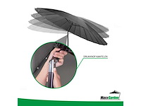 Maxxgarden 21132 parasol balkonparasol shanghai 270 cm - grijs - afbeelding 4 van  6
