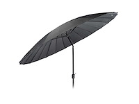 Maxxgarden 21132 tuin en balkon parasol - 270 cm - grijs
