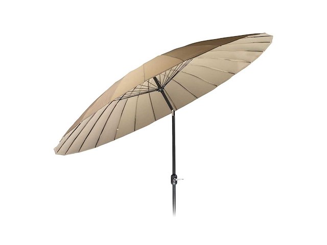 Maxxgarden 21133 tuin en balkon parasol - 270 cm - grijs-creme - afbeelding 1 van  7
