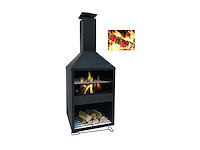 Maxxgarden 21157 tuinhaard arton - 44 x 118 cm - zwart - afbeelding 1 van  5