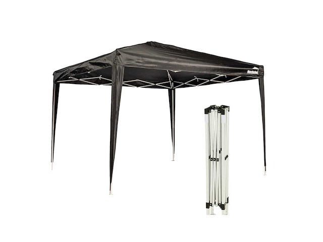 Maxxgarden 21218 partytent easy-up 3x3m zwart - afbeelding 1 van  3