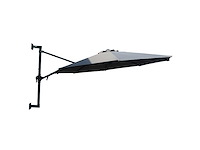 Maxxgarden 21221 parasol muurparasol - 270 cm grijs - afbeelding 1 van  6