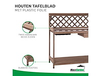 Maxxgarden 21569 oppottafel - plantentafel - tuinwerktafel 110x50x114cm - afbeelding 3 van  6