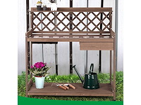 Maxxgarden 21569 oppottafel - plantentafel - tuinwerktafel 110x50x114cm - afbeelding 6 van  6