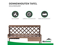 Maxxgarden 21569 oppottafel - plantentafel - tuinwerktafel 110x50x114cm