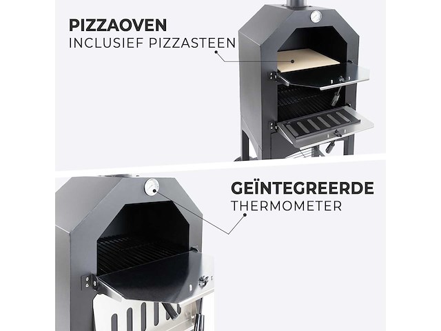 Maxxgarden 21682 pizza oven smoker 158cm - afbeelding 3 van  3