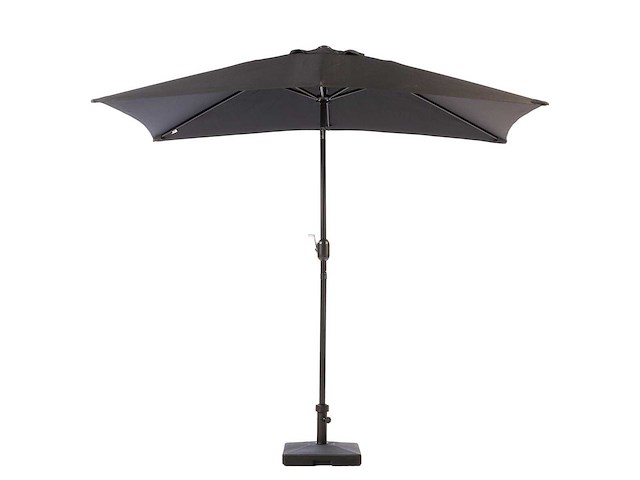 Maxxgarden 21736 parasol balkonparasol -zwart - kantelbaar - 250x150cm - afbeelding 1 van  4