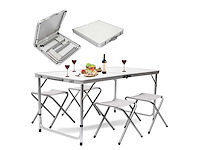 Maxxgarden 21817 opvouwbare picknicktafel set 120x70cm - afbeelding 1 van  3