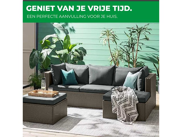 Maxxgarden 21950 loungeset tuinset 4persoons - afbeelding 4 van  5