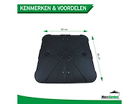 Maxxgarden 22017 parasolvoet xxl kunststof - vulbaar met water tot 100 kg - afbeelding 5 van  6