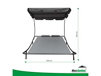 Maxxgarden 22165 ligbed loungebed - 2 persoons 215x187cm - afbeelding 2 van  2