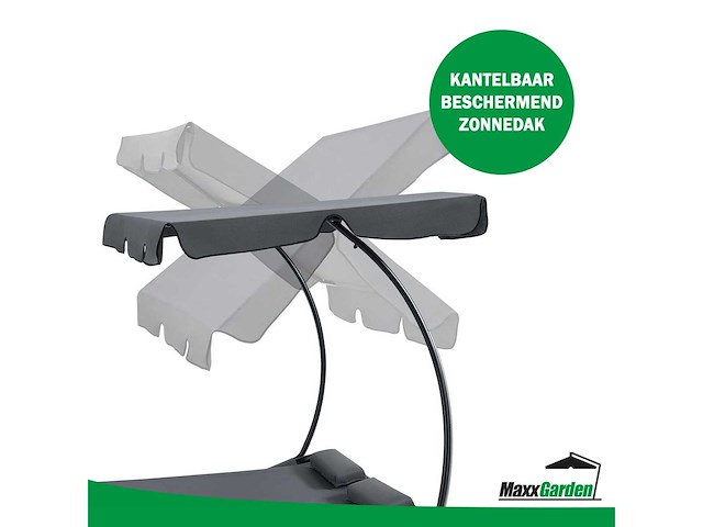 Maxxgarden 22165 ligbed loungebed - 2 persoons 215x187cm - afbeelding 4 van  5