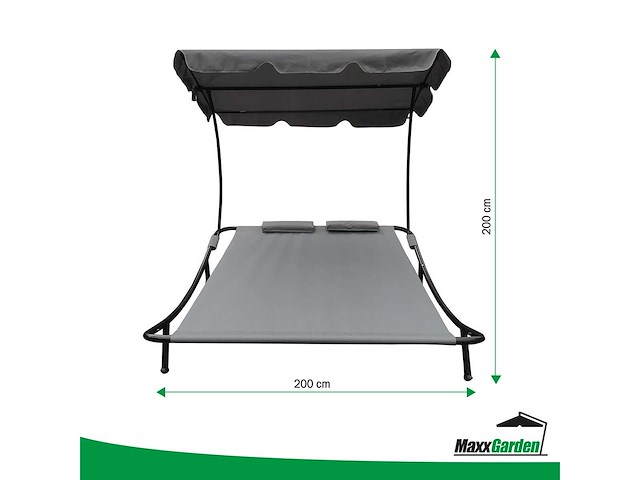 Maxxgarden 22165 ligbed loungebed - 2 persoons 215x187cm - afbeelding 6 van  6