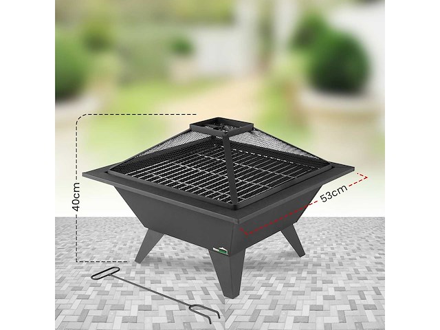 Maxxgarden 22203 barbecue - vuurschaal - terrashaard vuurkorf - hermes 53cm - afbeelding 2 van  5