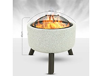 Maxxgarden 22209 vuurhaard vuurschaal barbecue 45cm - afbeelding 4 van  4