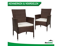 Maxxgarden 22401 tuinset - bistroset 3 delig - afbeelding 2 van  6