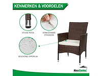 Maxxgarden 22401 tuinset - bistroset 3 delig - afbeelding 4 van  6