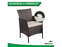 Maxxgarden 22401 tuinset - bistroset 3 delig - afbeelding 5 van  6