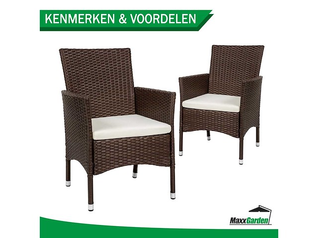 Maxxgarden 22401 tuinset - bistroset 3 delig - afbeelding 1 van  4