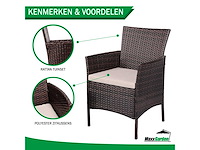 Maxxgarden 22401 tuinset - bistroset 3 delig - afbeelding 2 van  5