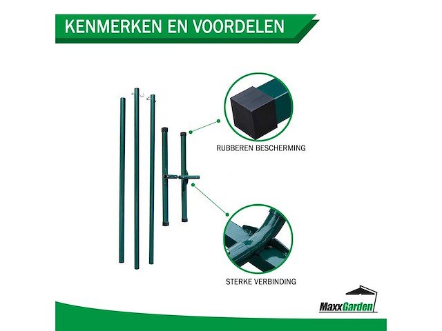 Maxxgarden 22404 hangmat standaard 360x120x90 cm - afbeelding 3 van  4