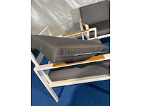Maxxgarden 6942 loungeset tuinset 5 persoons met kussens aluminium - afbeelding 3 van  3
