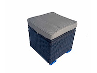 Maxxgarden 88534 kussenbox voetbank poef 40x40cm bruin 2stuks - afbeelding 2 van  4