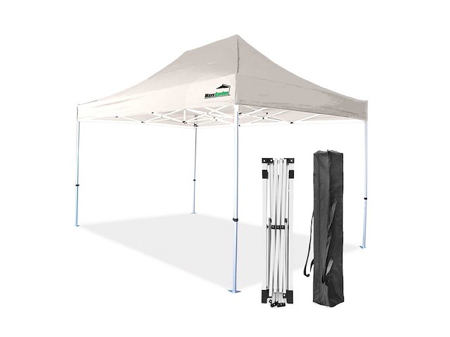 Maxxgarden 88620 easy-up partytent 3x4,5m prof opvouwbaar wit - afbeelding 1 van  2