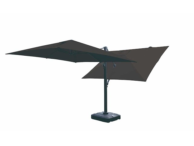 Maxxgarden 88638 parasol zweefparasol dubbel met beton voet 120kg - afbeelding 1 van  1