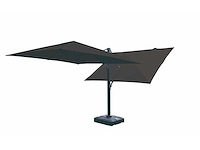 Maxxgarden 88638 parasol zweefparasol dubbel met beton voet 120kg - afbeelding 1 van  1