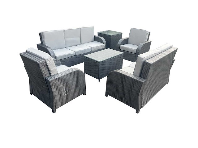 Maxxgarden 88680 loungeset wicker 7 persoons - afbeelding 2 van  2