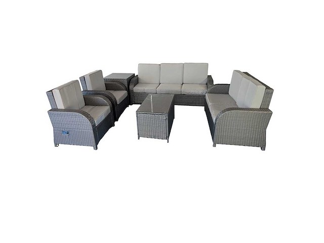 Maxxgarden 88680 loungeset wicker 7 persoons - afbeelding 1 van  1