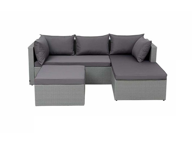 Maxxgarden 88711 loungeset wicker 3 persoons - afbeelding 1 van  1