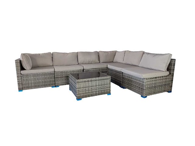 Maxxgarden 88715 loungeset wicker 6-persoons - afbeelding 1 van  2