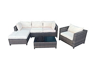 Maxxgarden 88717 loungeset wicker 5 persoons - afbeelding 1 van  1