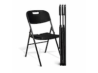 Maxxgarden 88739 klapstoelen vouwstoel zwart - 4 stuk nieuw - afbeelding 1 van  5