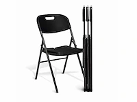 Maxxgarden 88739 klapstoelen vouwstoel zwart - 4 stuk nieuw - afbeelding 1 van  5