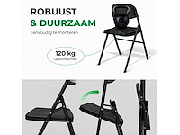 Maxxgarden 88739 klapstoelen vouwstoel zwart - 4 stuk nieuw - afbeelding 5 van  5