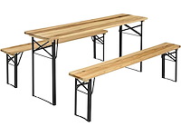 Maxxgarden biertafel 88523- picknickset tafel met banken - 167x46x75cm - afbeelding 1 van  5