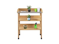 Maxxgarden oppottafel 22360 - plantentafel - tuinwerktafel 76x37x92cm - afbeelding 1 van  2